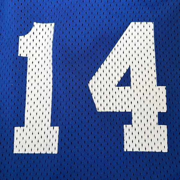 MLB Authentic Majestic Blue LA Dodgers Adult Little League Patch Jersey Sz Large - Picture 6 of 12